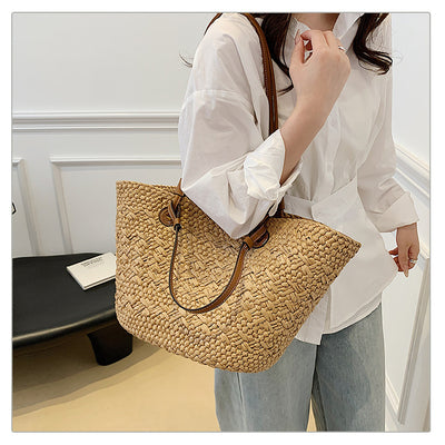 Bolsa Tejida de Gran Capacidad Multiuso con Asa de Hombro - Image 29