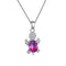 Azul Verde Diamond Tourmaline Tortoise Necklace Rose Azul