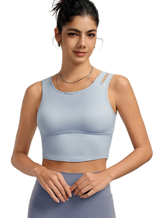 Top Deportivo Mujer con Soporte de Pecho y Tirantes Huecos - Image 15