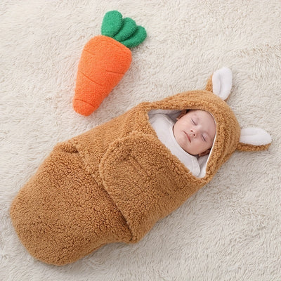 Saco de Dormir para Bebé Recién Nacido en Fleece Suave - Envoltorio Térmico Unisex con Soporte para la Cabeza - Image 10