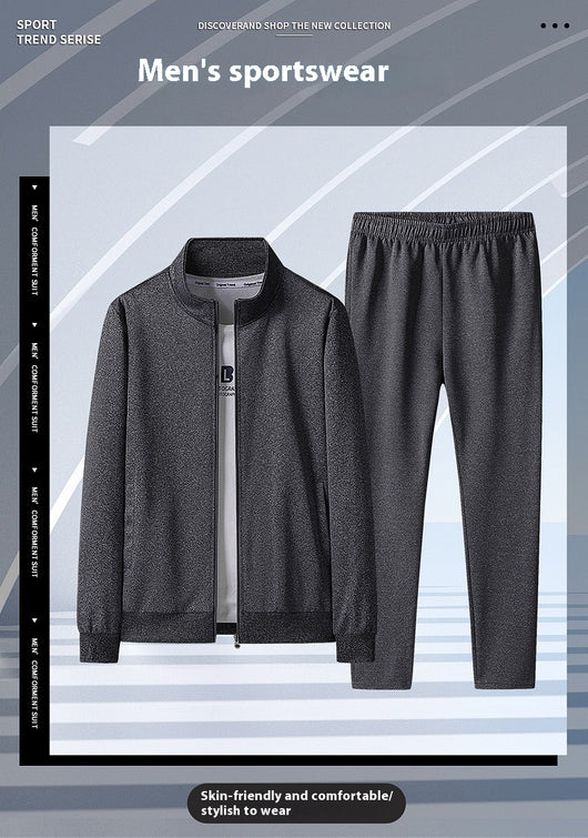 Conjunto de Cardigan y Pantalón para Hombre Adulto Mayor - Image 13