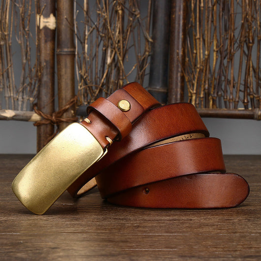 Cinturón de Cuero Premium Ancho 3.3cm para Hombre - Image 3