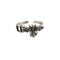 Non - Fading Ring Female Sterling Plateado Bee Plateado
