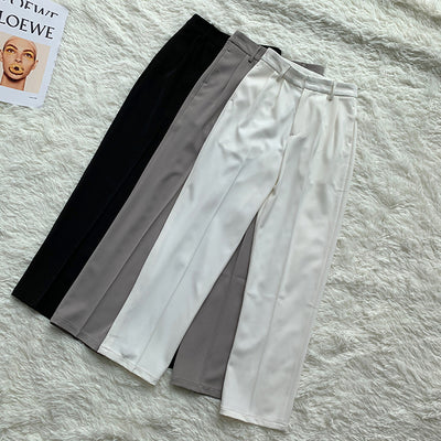 Pantalones Boyfriend Drapeado de Largo Clásico - Image 8
