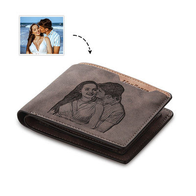Billetera Personalizada con Grabado de Foto - Regalo Perfecto para Papá - Image 3