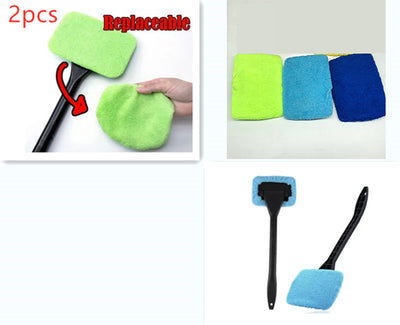 Limpiador de Ventanas Auto Giratorio con Microfibra - Image 16
