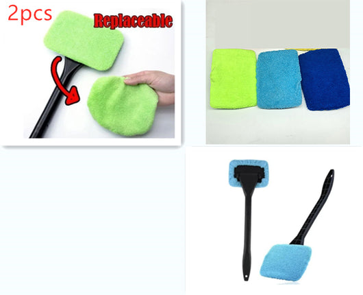 Limpiador de Ventanas Auto Giratorio con Microfibra - Image 16