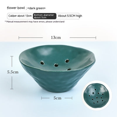 Cuenco Cerámica Zen con Flores Caladas Estilo Chino - Image 8
