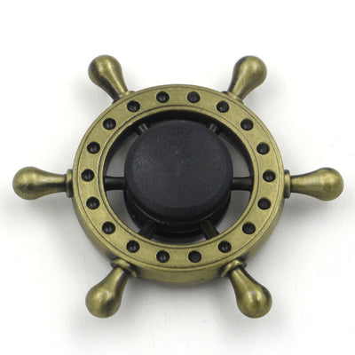 Spinner Giratorio Rey Pollo Bronce - Juguete Interactivo de Dedos - Image 17