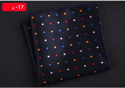 Pañuelo Cuadrado Retro con Bordado Texturizado para Hombre - Image 15