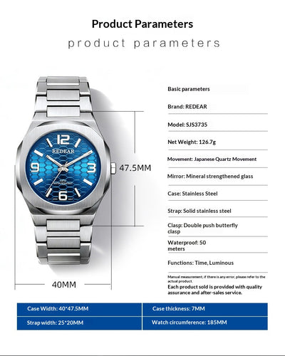 Reloj para Hombre con Movimiento Japonés Resistente al Agua - Image 22