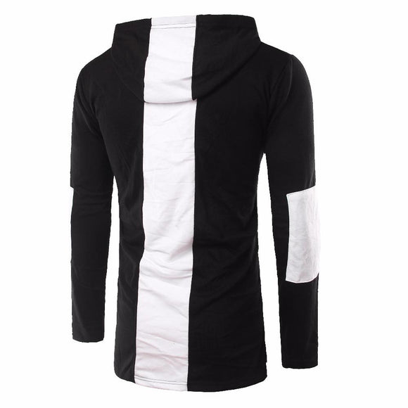Sudaderas Largas Plus Size con Mangas Completas para Hombre