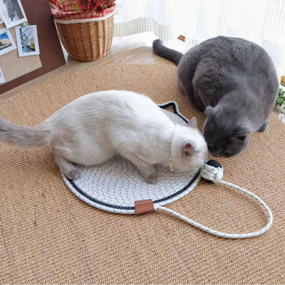 Tapete Rascador para Gatos de Cuerda Trenzada - Antiadherente y Lavable - Image 6
