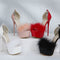 Tacones Plataforma Brillantes Impermeables para Fiesta Nocturna