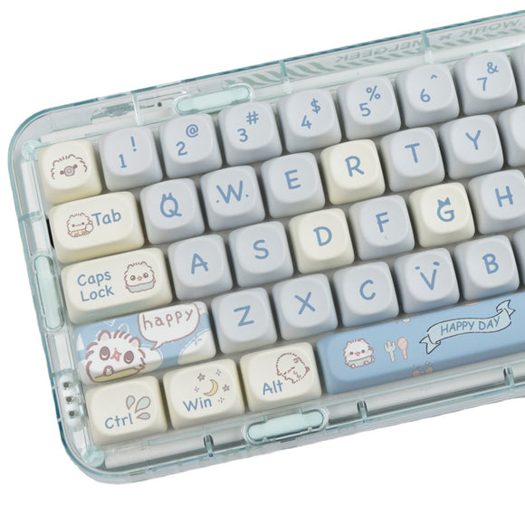 Keycap Gato Adorable MOA - Tecla Sublimada para Teclado Mecánico