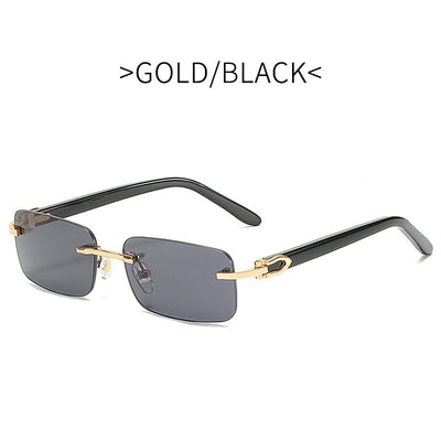 Gafas de Sol Cuadradas Acetato sin Marco - Image 2