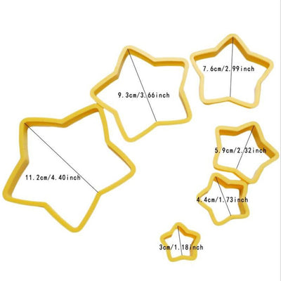 Cortador de Galletas de Cinco Estrellas para Repostería Profesional - Image 3