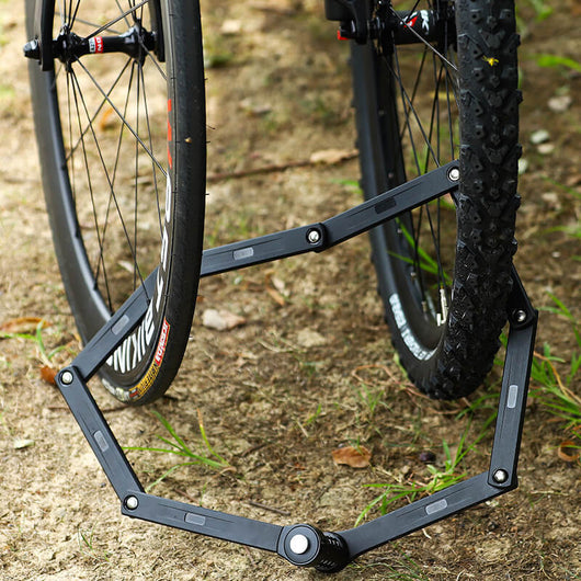 Candado de Cadena para Bicicleta con Contraseña - Antirrobo Plegable - Image 9