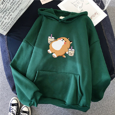 Sudadera Hoodie Suelta para Parejas - Estilo Casual y Cómodo - Image 11