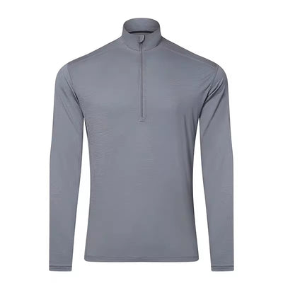 Chompa Lana Gris de Secado Rápido con Cierre Medio - Hombre Outdoor - Image 10