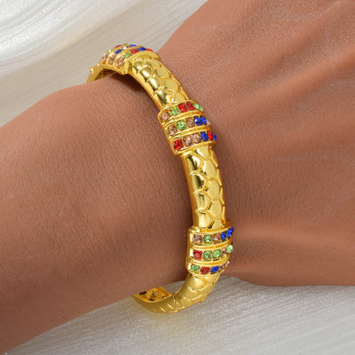 Conjunto de Joyas con Diamantes Estilo Chino: Anillo, Pulsera, Collar y Aretes - Image 16