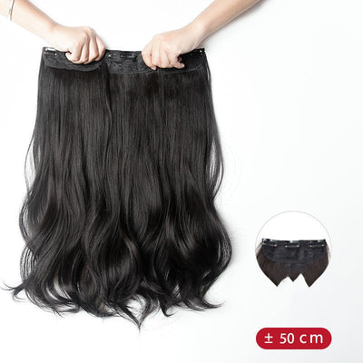Extensiones de Cabello Ondulado Invisible - Peluca Postiza de Largo Volumen para Verano - Image 5