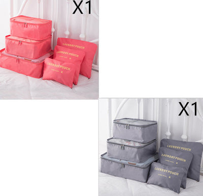 Set de 6 Bolsas Organizadoras de Viaje para Ropa - Image 49