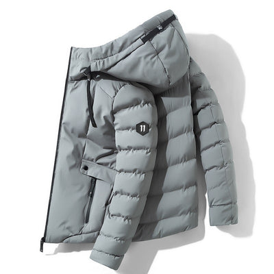 Chaqueta Acolchada Slim Fit con Capucha para Hombre - Calidez y Estilo - Image 8
