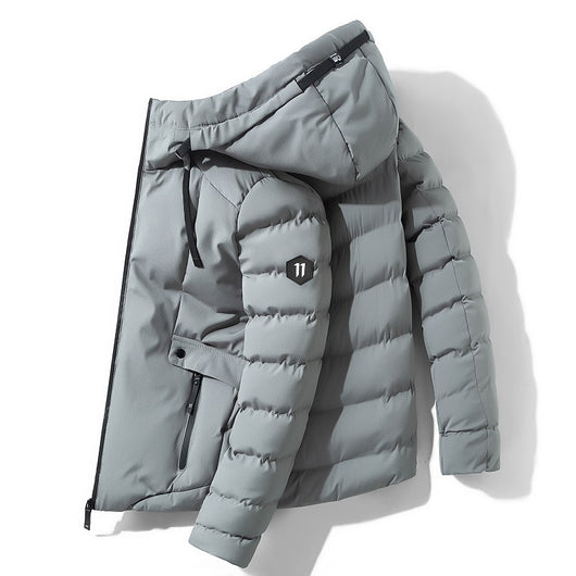 Chaqueta Acolchada Slim Fit con Capucha para Hombre - Calidez y Estilo - Image 8