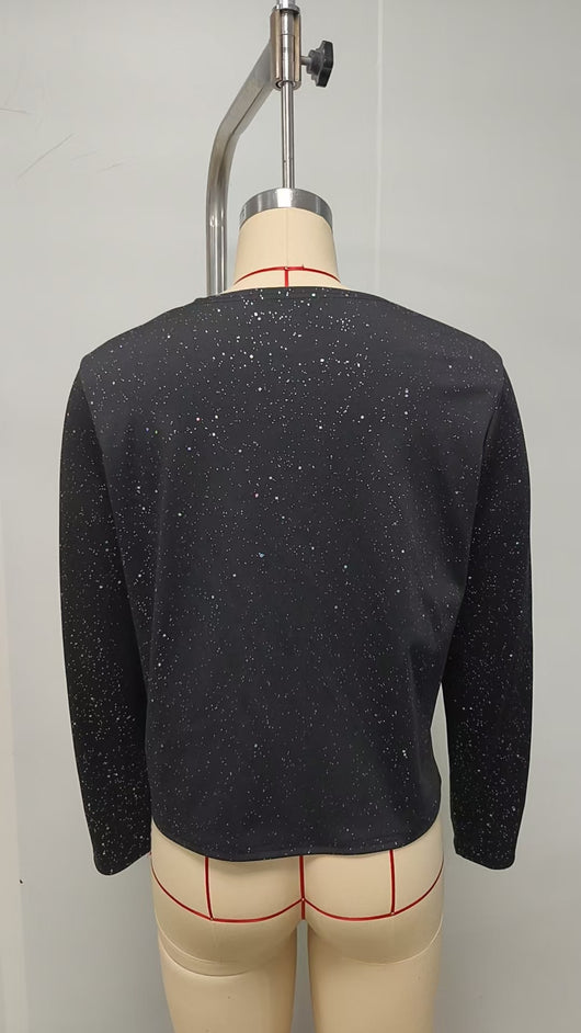Cardigan Elegante con Detalles en Dorado para Mujer - Image 17