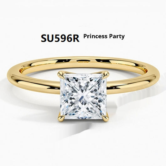 Anillo Chapado en Oro 18K con Diamante de Cultivo para Mujer - Image 11