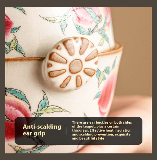 Juego de Té Viajero Horno Ru Nueve Melocotones - Image 22