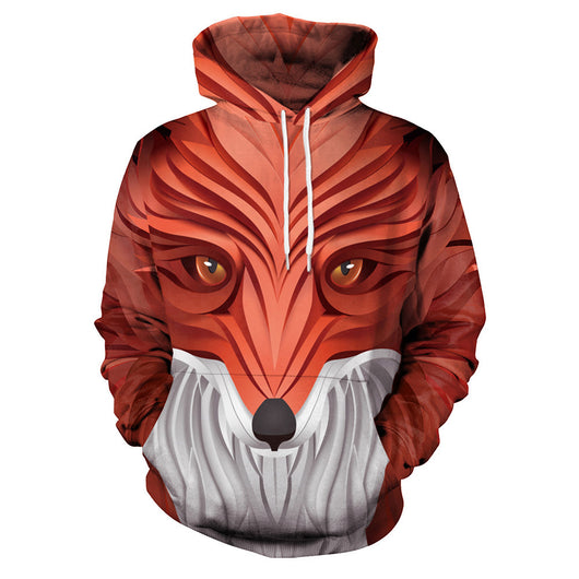 Sudadera con Estampado 3D del Zorro de Nueve Colas Multicolor - Image 5