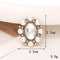 Jeans Button Hole Shoes Diy Accessories Bright Crystal Classic Estilo Ornament Accessories Upper Pearl Flower C450 Transparente