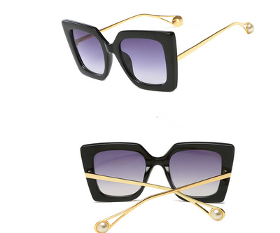 Gafas de Sol Cuadradas con Perla - Image 3