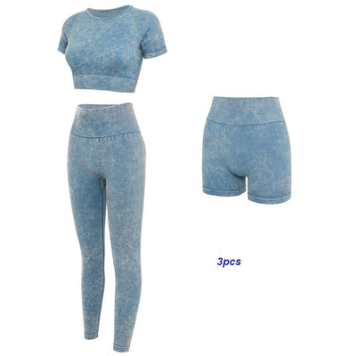 Conjunto Deportivo Yoga Mujer Seamless - Pantalón y Top Fashion - Image 13