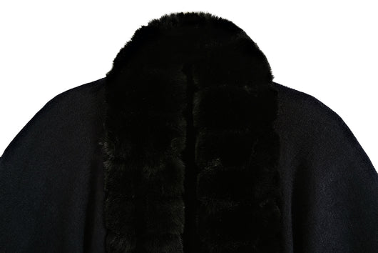 Abrigo de Punto Oversized con Cuello de Conejo Artificial - Image 25