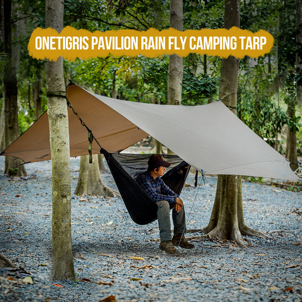 Toldo Protector Solar Impermeable para Camping y Asados