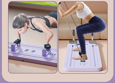 Tabla Abdominal Plegable 4 en 1 con Rebote Automático para Ejercicios en Casa - Image 18