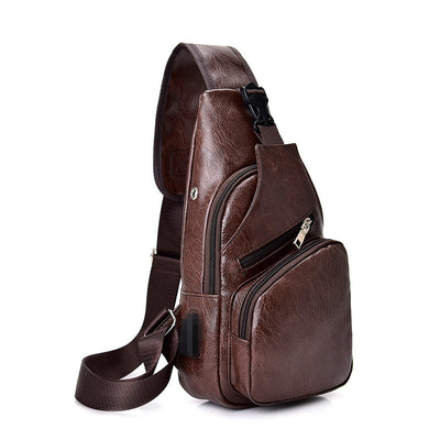 Mochila Antirrobo con Carga USB para Hombre - Bolso Retro de Viaje y Deporte