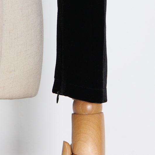Blusa Ante Cuello Alto con Flecos y Falda Cadera - Image 22