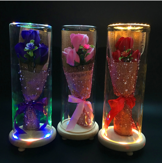 Florero Cilíndrico de Corcho y Vidrio para Flores Secas y Arreglos DIY - Image 10