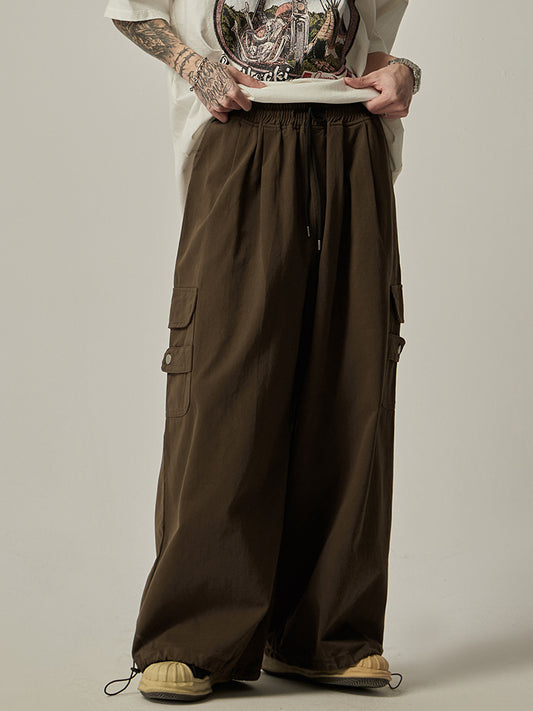 Pantalones Rectos Amplios de Diseño Trendy para Hombre - Versátiles y Cómodos - Image 2