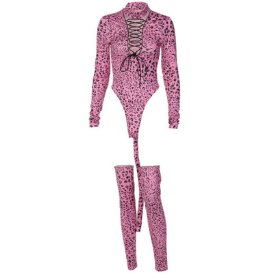 Jumpsuit con Escote V y Pantalones Acampanados - Image 8