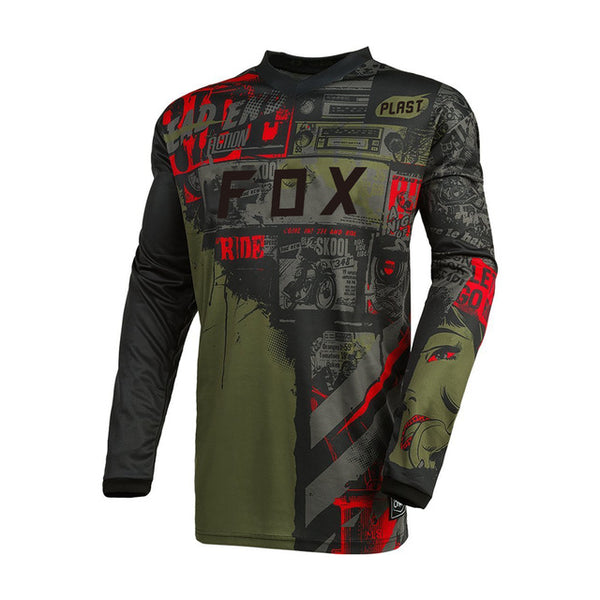Jersey de Ciclismo Manga Larga para Hombre - Ropa Deportiva MTB