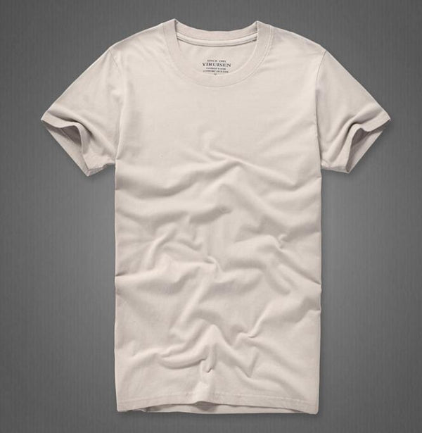 Playera de Algodón para Hombre Colores Sólidos Clásica - Image 27