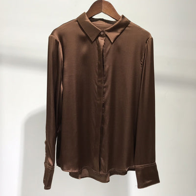 Blusa de Seda Satinada Premium Multiuso para Mujer