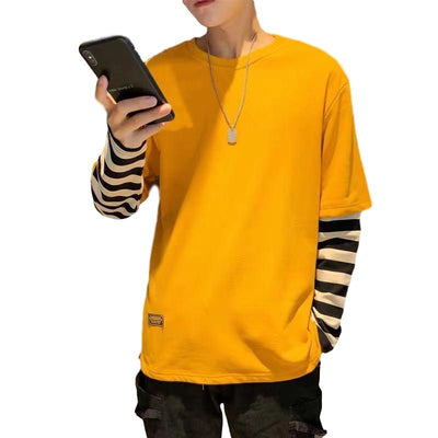 Sudadera de Dos Capas con Parches de Manga Larga - Image 11