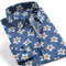 Camisa Estampada de Manga Larga para Hombre