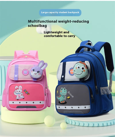 Mochila Escolar Infantil Gran Capacidad con Protección Dorsal Dinosaurio - Image 31